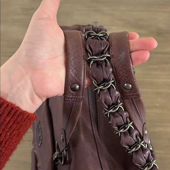 COACH Madison Audrey Purse Creed F0982 - 14329 In Eggplant / Purple - Picture 10 of 10